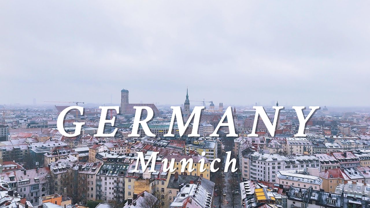 FLYING OVER Munich GERMANY