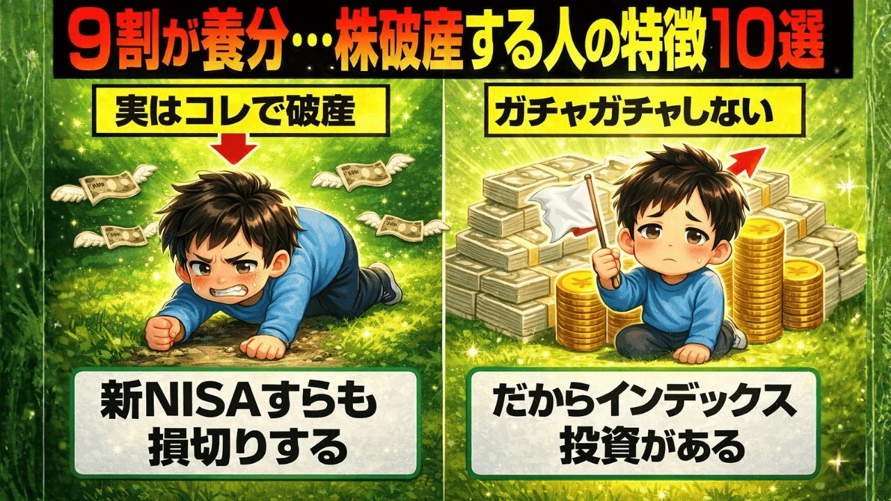 【手遅れになる前に】株で人生詰む人の末路が悲惨すぎた…養分から脱出する唯一の正解|静かに学ぶ日本経済