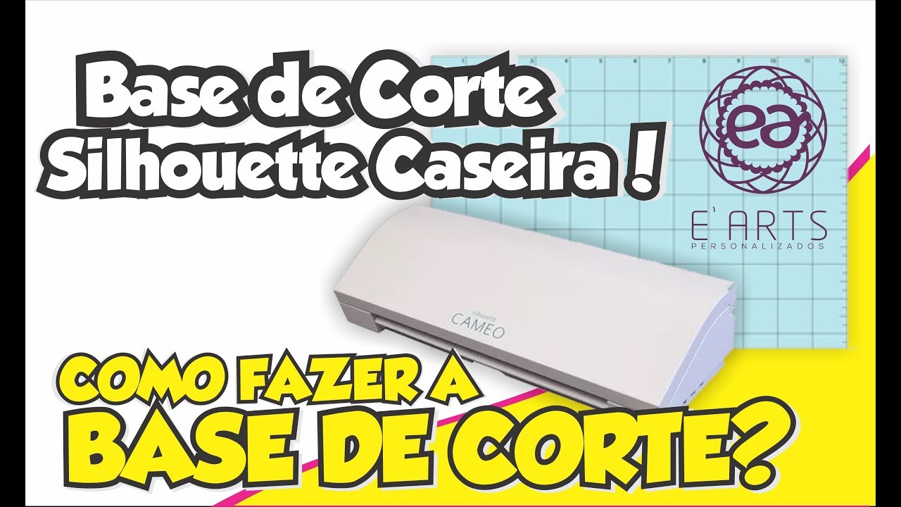 Base de corte Silhouette Caseira! Como fazer base de corte - (ARQUIVO GRÁTIS)