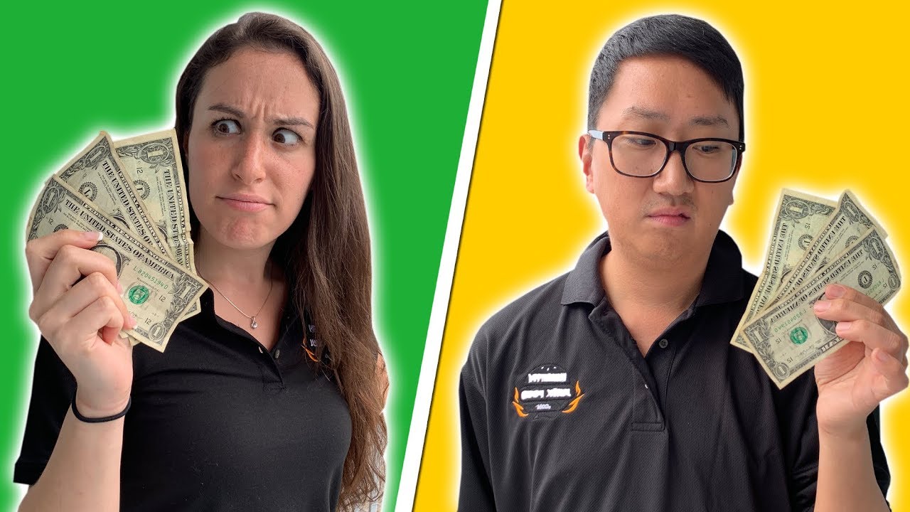 WE LIVE OFF $3 A DAY - WHO DID IT BETTER?  💸💸💸