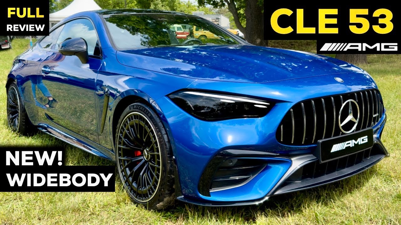 2024 MERCEDES AMG CLE 53 Coupe The Best NEW AMG?! 6 Cylinder BRUTAL Wide Body! First Look