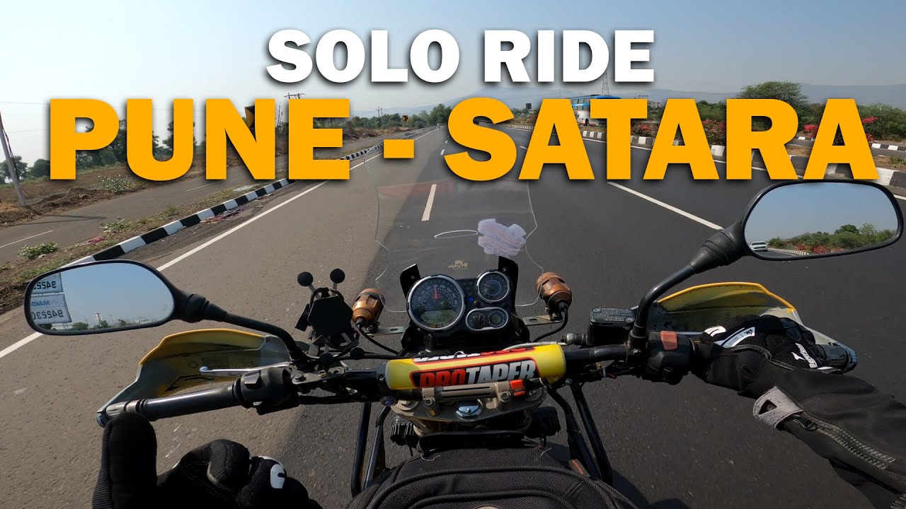 Scenic Ride: Pune to Satara Bike Adventure | Exploring Maharashtra's Beauty | Solo Ride