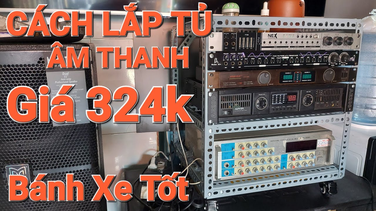 Hướng Dẫn Lắp Tủ Âm Thanh Bằng SắtcV Lổ》Giá Rẻ Không MUA - MUA Đâu Nữa