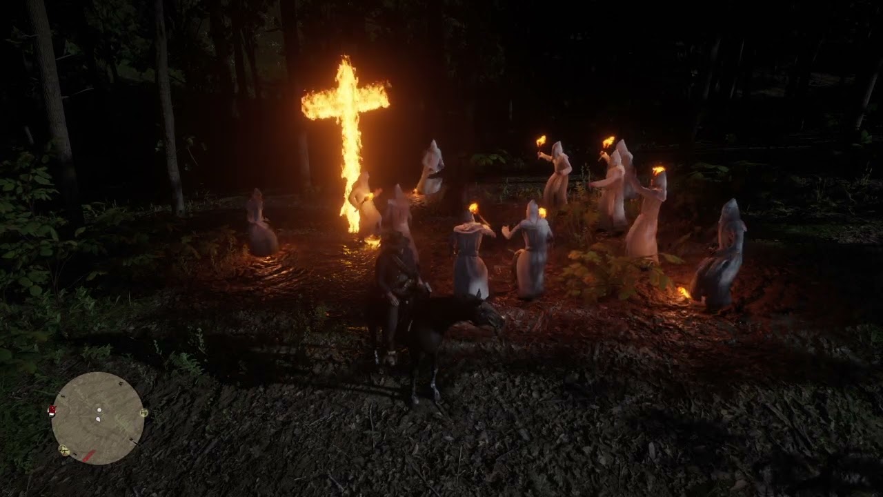 Секта в Red Dead Redemption 2. Сожжение заживо