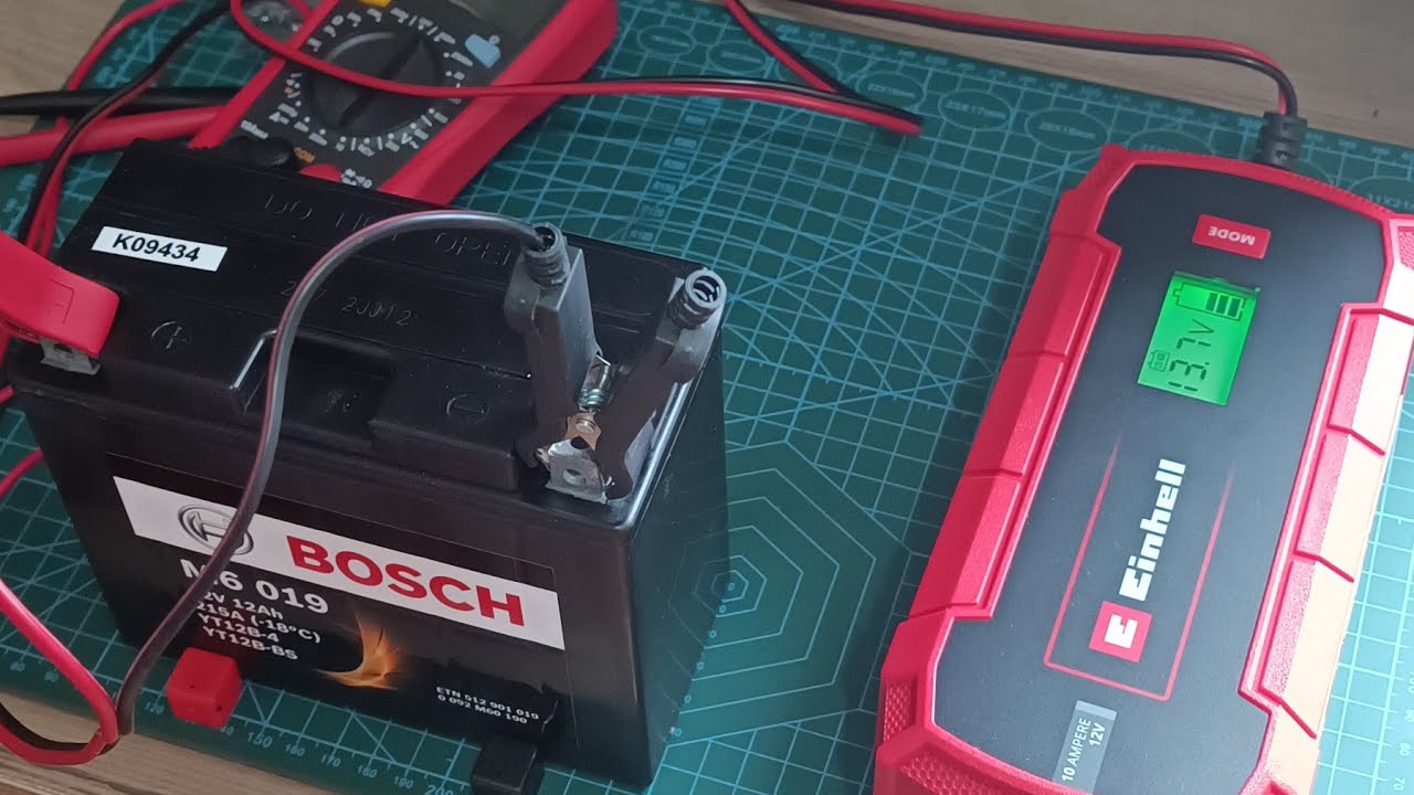 Bosch M6019 Akü Hazırlama ve Einhell CE-BC 10 M Akü Şarj Cihazı İle Şarj