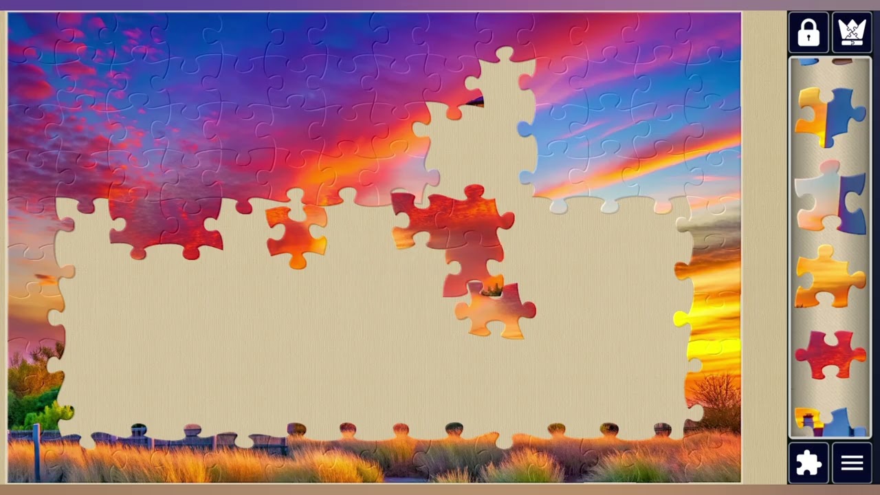 Lighthouse sunset//jigsaw puzzles craft 🧩🧩//Amazing puzzles Art 🧩🧩//puzzles collection🧩🧩//
