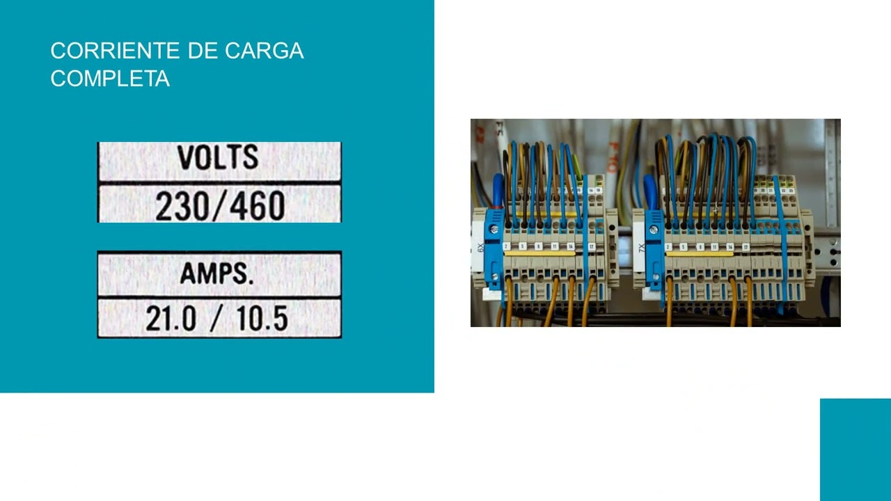 Lecci&oacute;n 05: Corriente Nominal de un motor el&eacute;ctrico