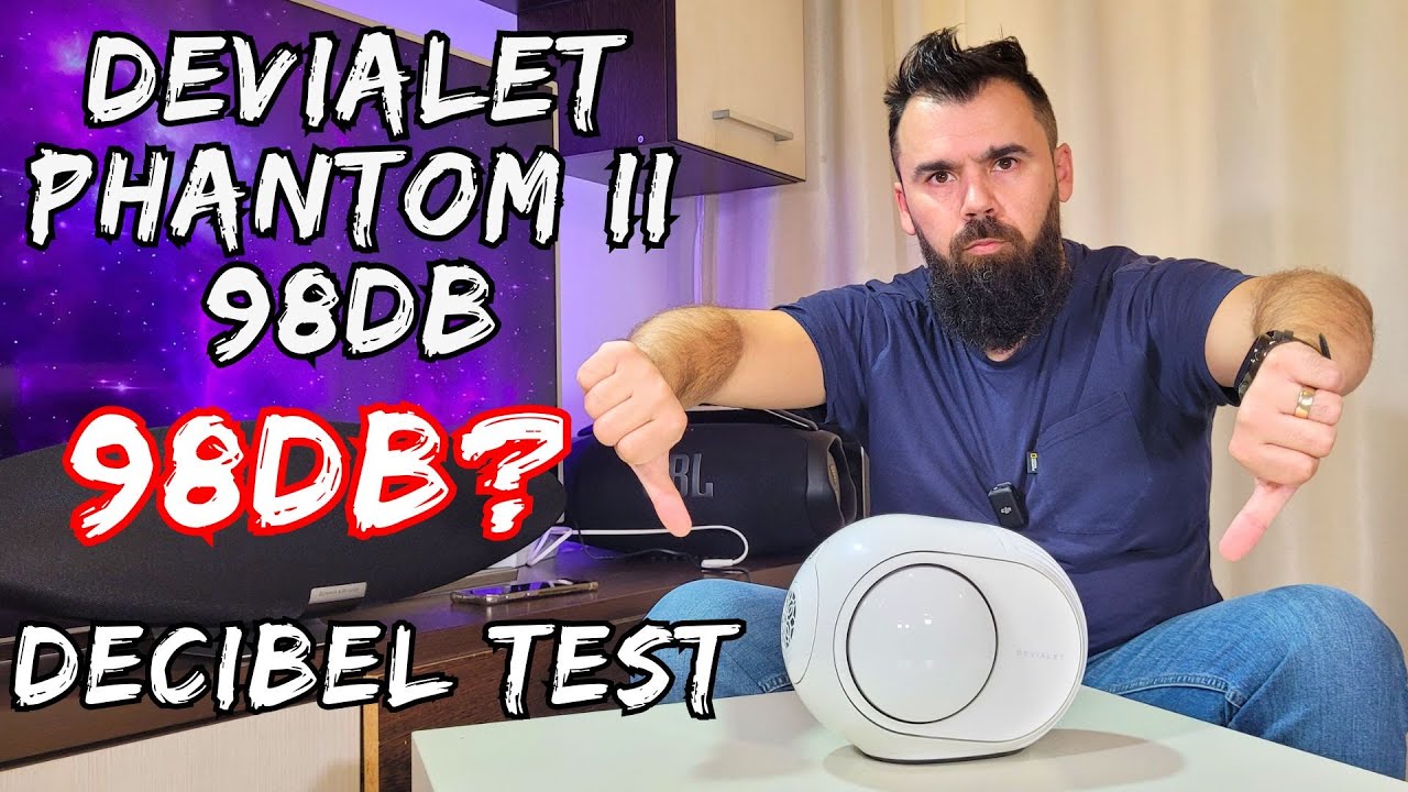 How Loud is Devialet Phantom II 98dB at 1,5m? DECIBEL TEST