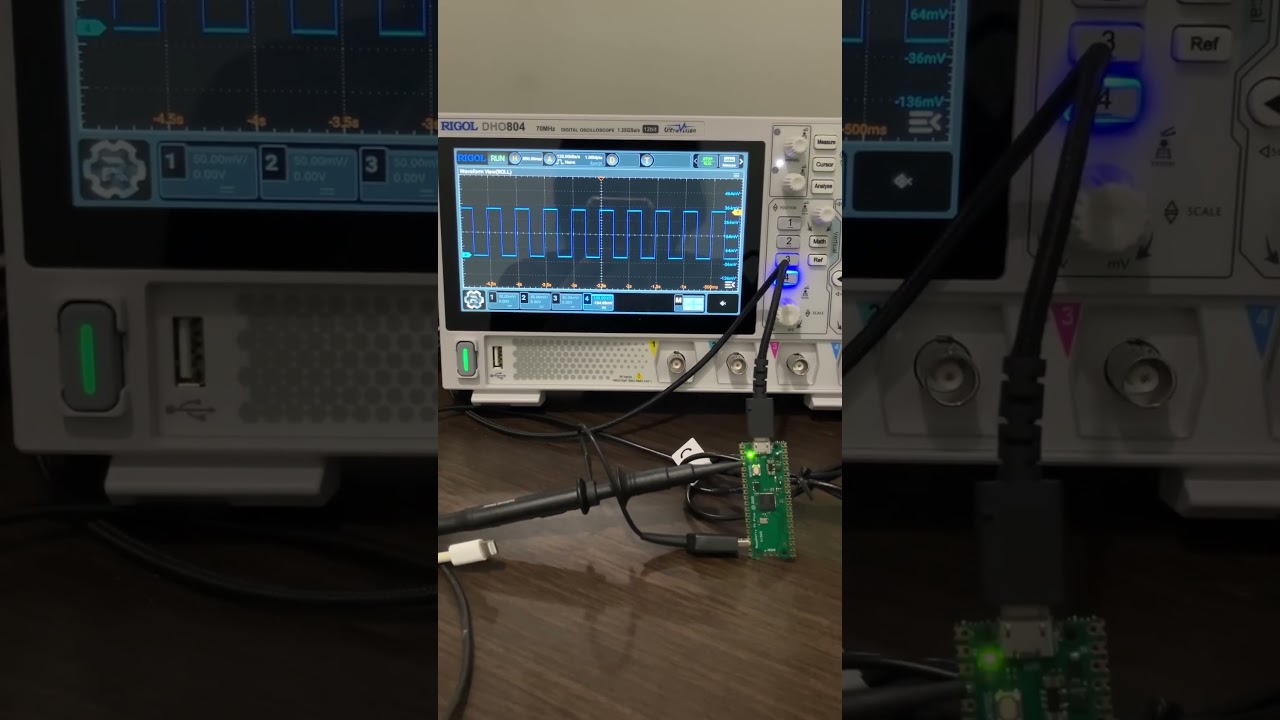Test new Rigol DHO804 with Pico 🤷&zwj;♂️