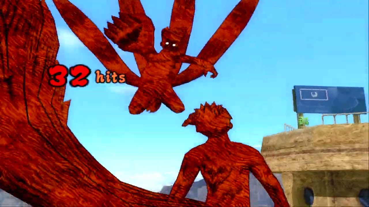 Naruto (Four Tailed) vs Naruto (Four Tailed) - Naruto Shippuden Ultimate Ninja 5