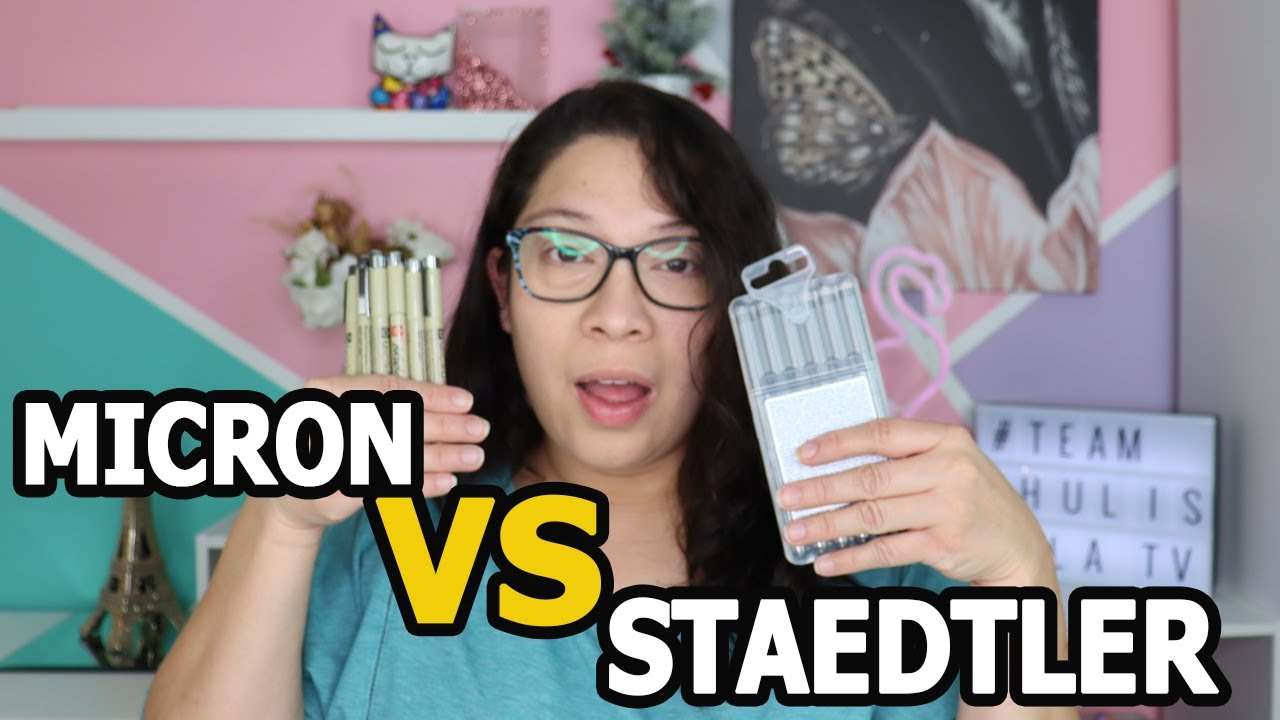 **REVIEW ** STAEDTLER VS MICRON! Staedtler Fine Liners  MEJORES QUE LOS MICRONS? RESEÑA| LULA TV