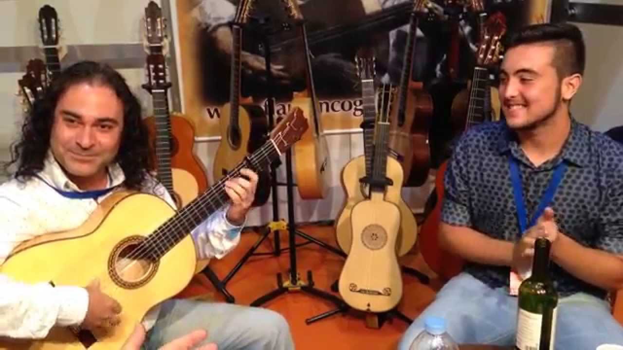 Felipe Conde - Chaparro de Málaga y Niño de Chaparro con Andrés el Bombero en Guitar Fair (Málaga)