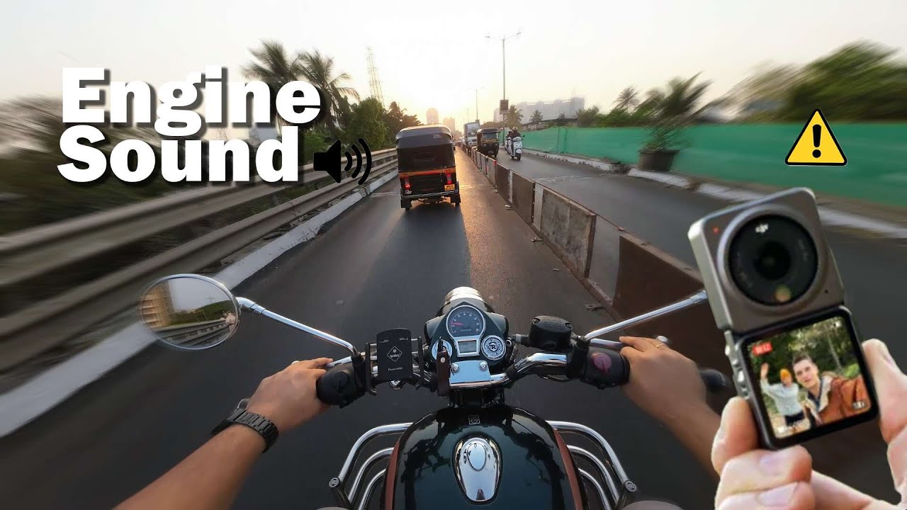 Best Budget 4K Action Camera? DJI Action 2 Review on Royal Enfield POV Ride!