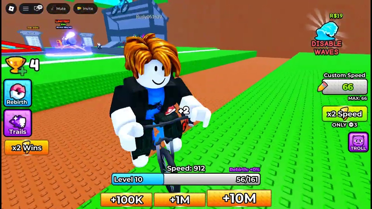 Roblox Speed bike tsunmai escape