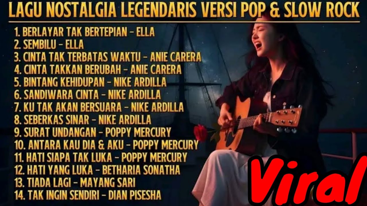 LAGU NOSTALGIA LEGENDARIS INDONESIA DAN MALAYSIA | pop & slow rock kenangan 90an terbaik 