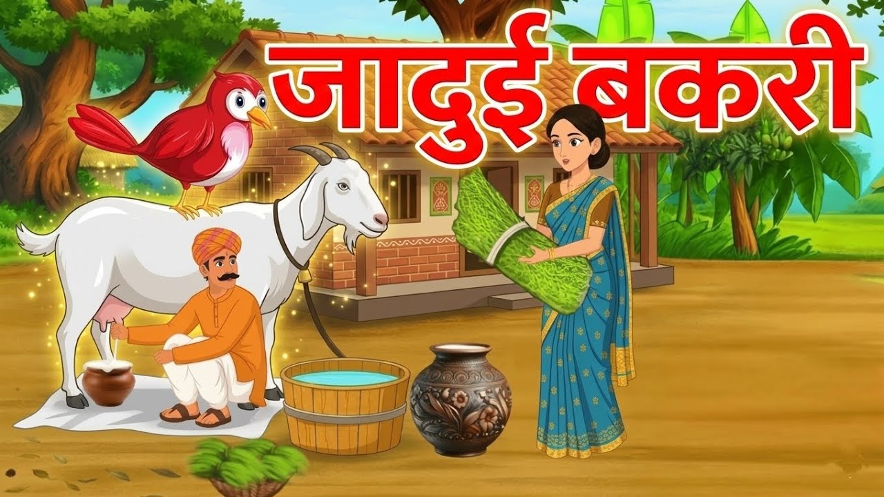 गरीब किसान और जादुई बकरी | Bakri Ki Jadui Kahani | Hindi Cartoon Story