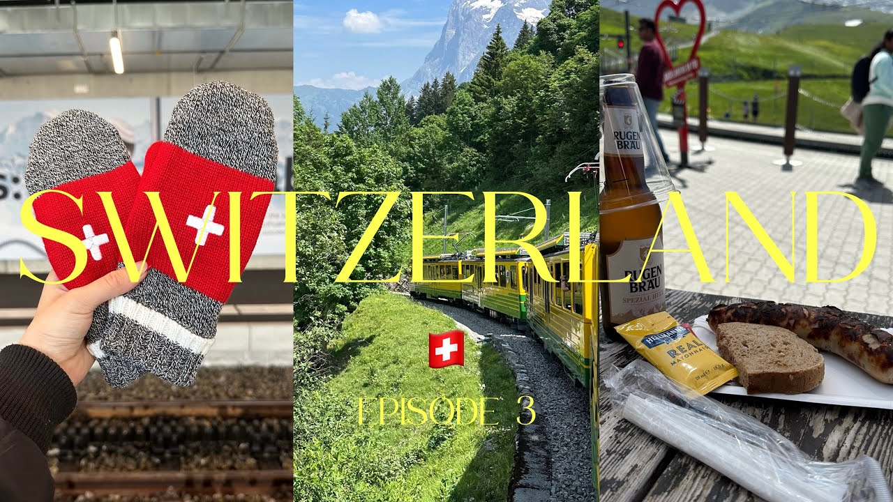 switzerland🇨🇭vlog episode3♡ グリンデルヴァルト…感動の景色たち… モンブラン/ユングフラウヨッホ/アイガーエクスプレス/フィルスト展望台／世界遺産 etc ♡