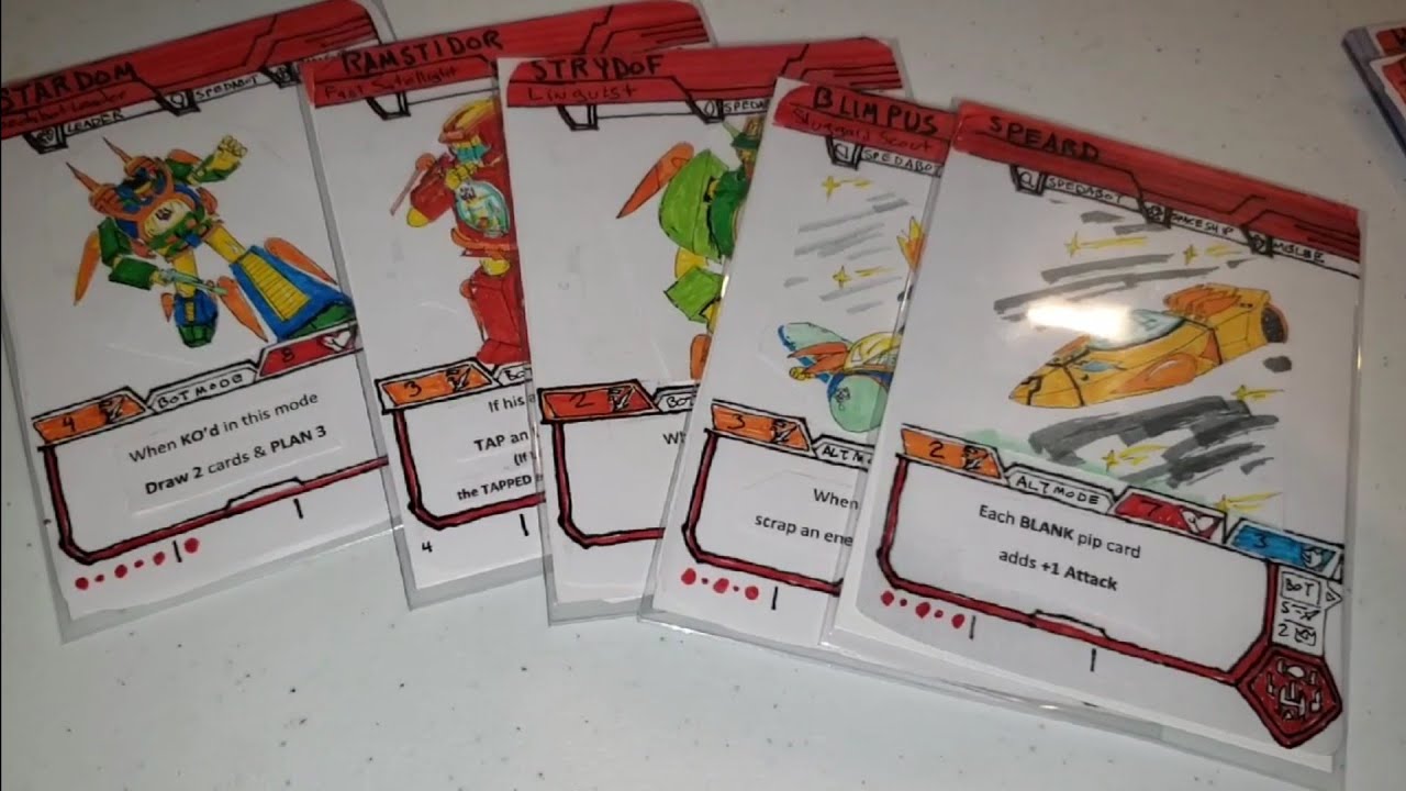 GnC: Homemade Transformers TCG final reveal PART 1
