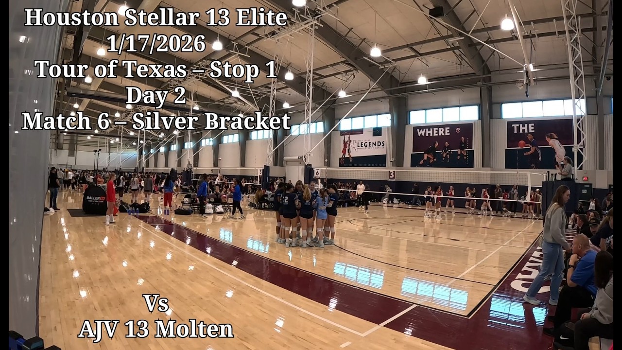 2026 Tour of Texas Stop 1 - 1/18/26 - Match 6 - Silver - H Stellar 13 Elite vs AJV 13 Molten