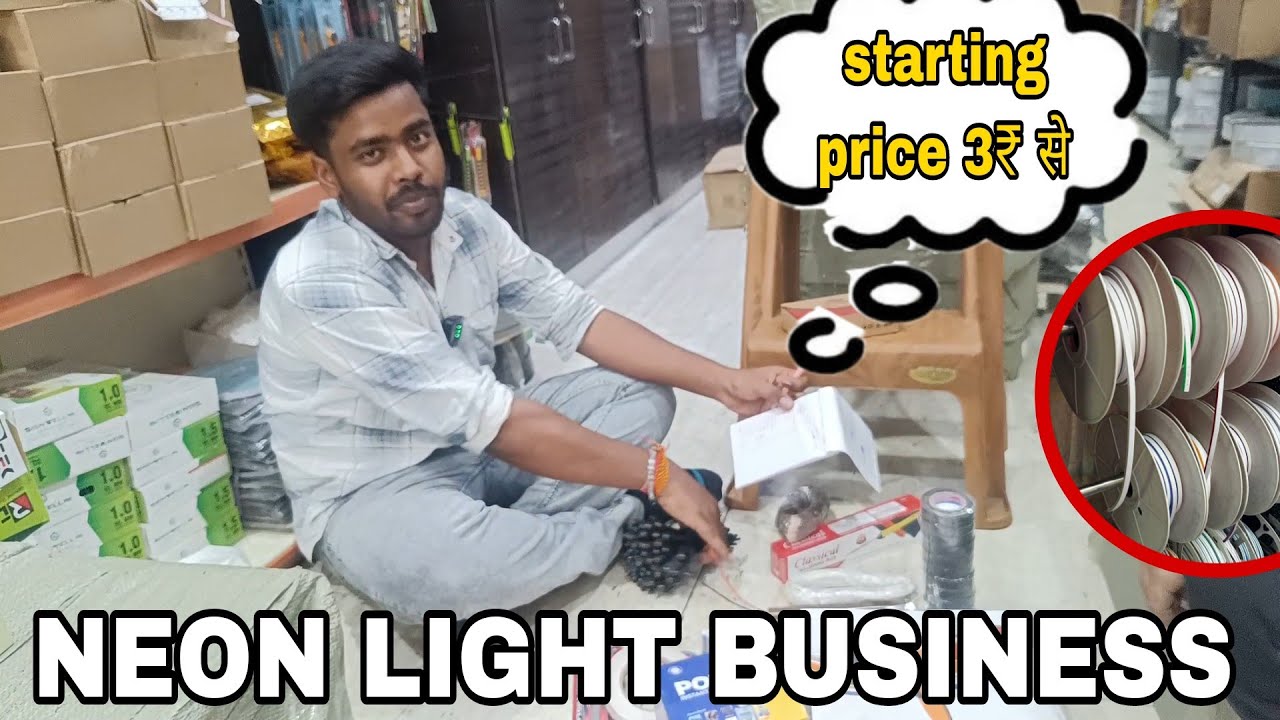 Neon wholesalers in Delhi || wholesale market neon signage || neon light wholesale Paharganj
