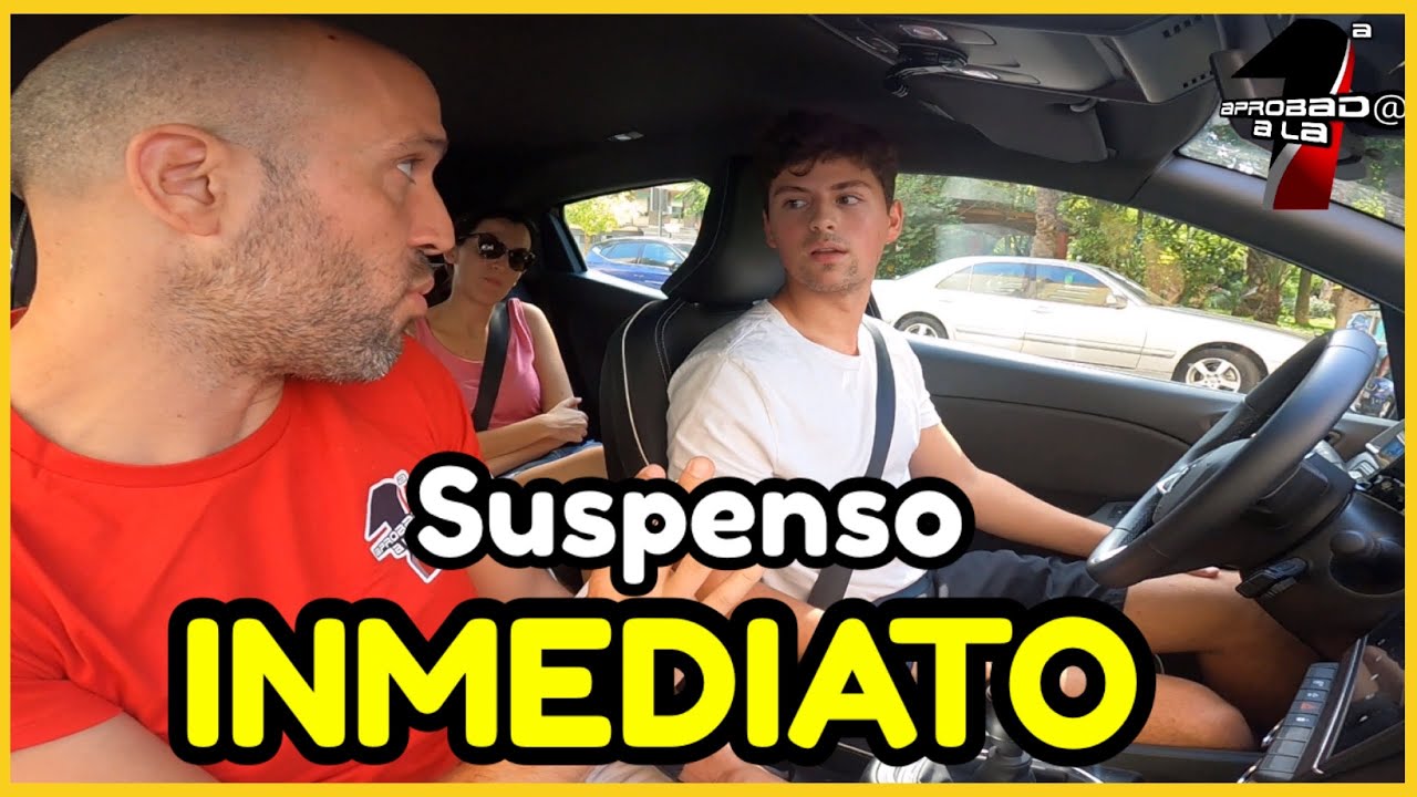 SUSPENDE el EXAMEN en 5 MINUTOS...podrá RECUPERARSE?? simulacro EXAMEN conducir