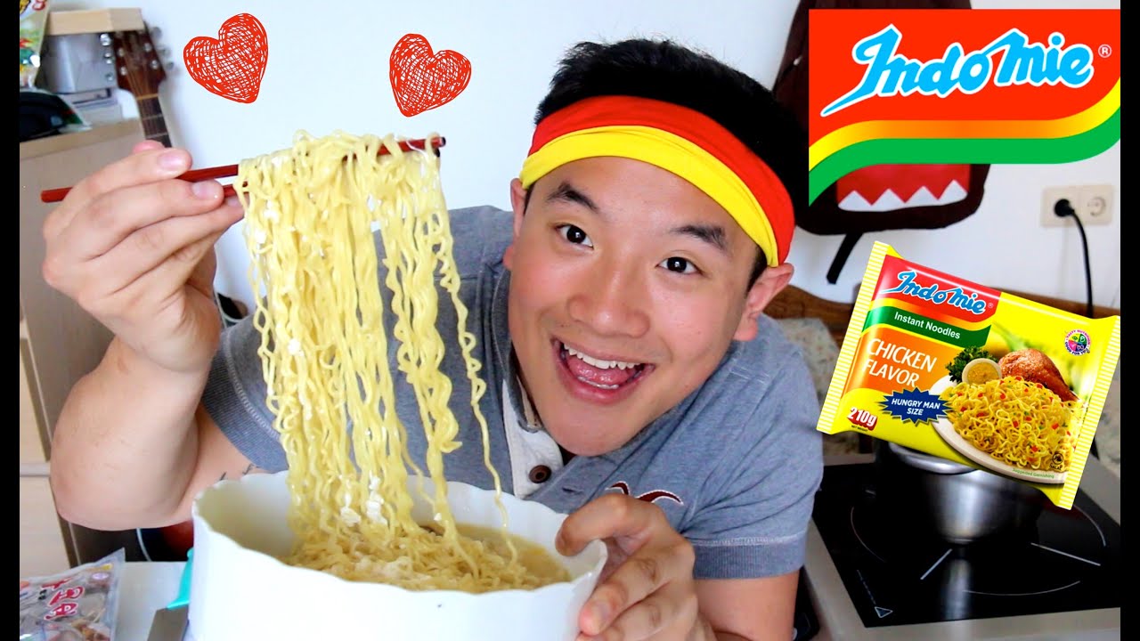 Индоми + Фрикадельки + Яйцо :: MUKBANG WITH BEN EP 18