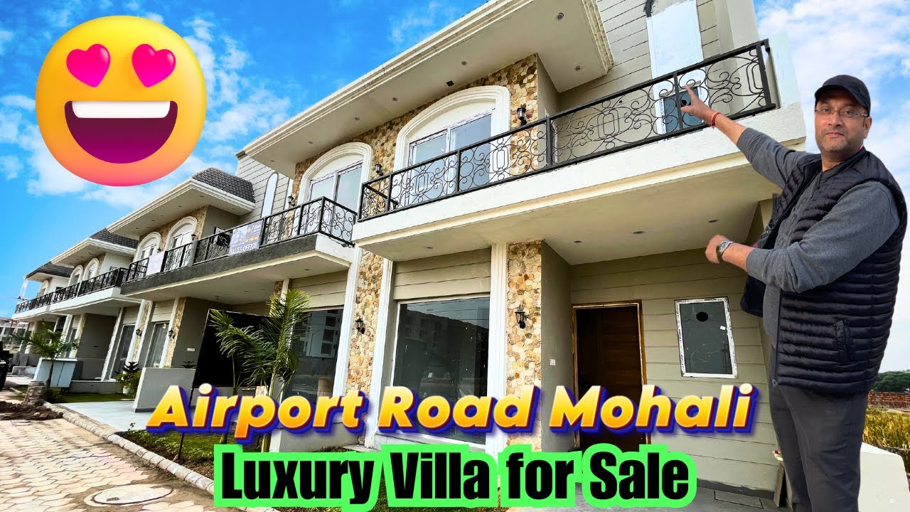 3 BHK Villa for Sale in Aerocity Mohali | Luxury House in Gated Society Near Chandigarh Airport