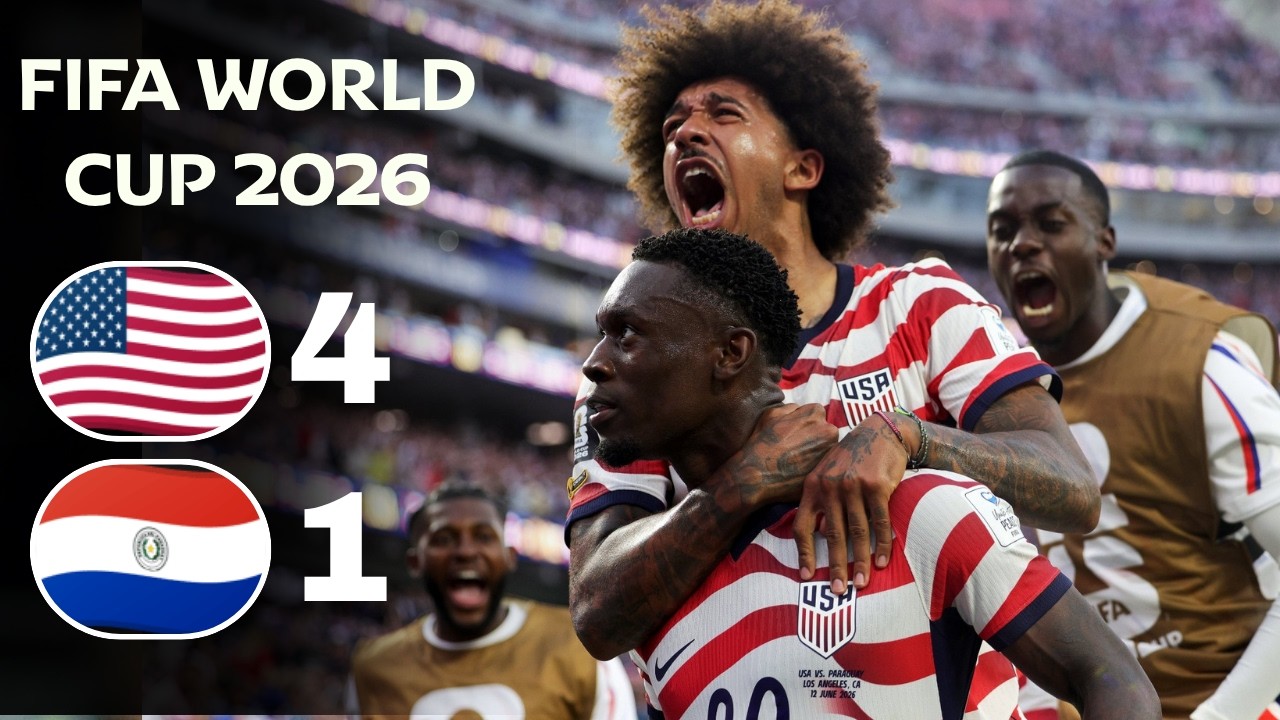 USA - Paraguay | 3-1 | Highlights | FIFA World Cup 2026 | usa paraguay