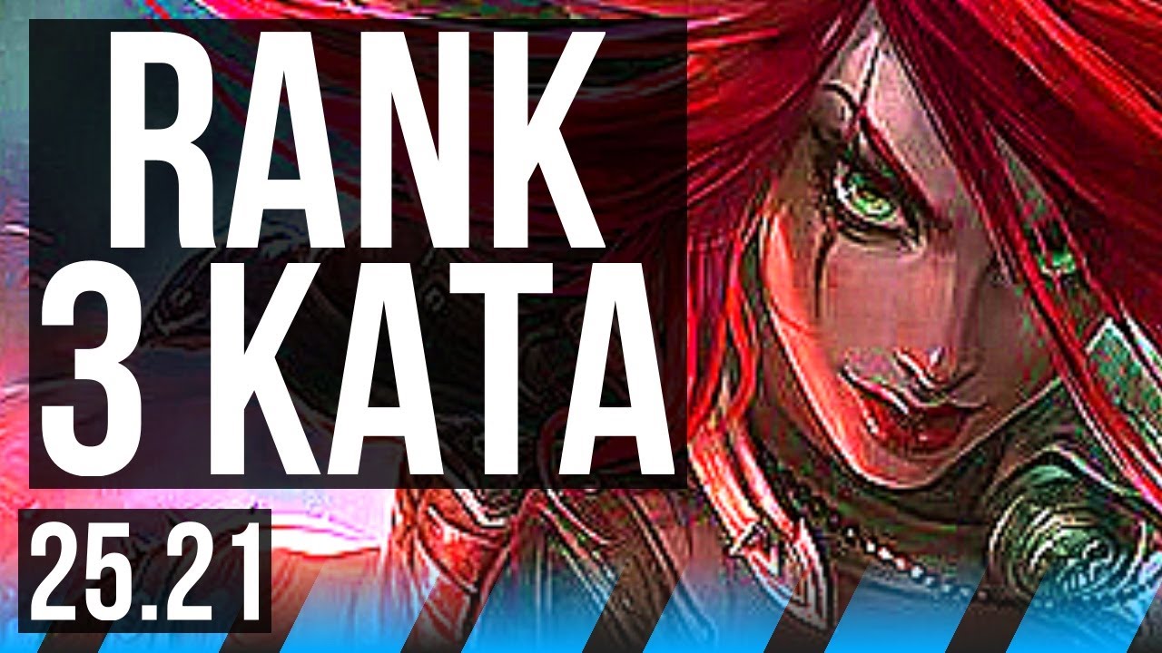KATARINA vs AKALI (MID) | 23/0/7, Rank 3 Kata, Legendary | TR Challenger | 25.21