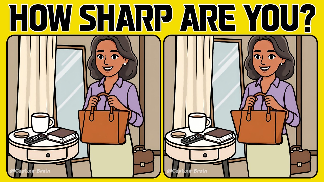 Mind-Sharpening Challenge: Can You Spot Every Difference? (A Bit Tricky)