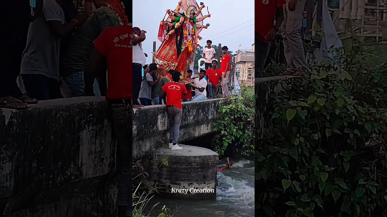 🚩 Durga Maa Bidai status 🙏❤️🙏 #4k  Mata Rani Visarjan 😭💔💔 #shorts #viralvideo #durgapuja #durga#like