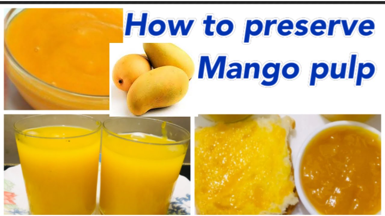 How to preserve Mango pulp for one year /Homemade mango frooti/How to make Mango jam
