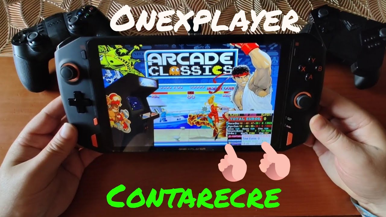 ONEXPLAYER-CONTARECRE-CONTADOR / TIMER DIGITAL DE RECREATIVA Y CONSOLAS CON WINDOWS Y HYPERSPIN.🕹️🎮👾