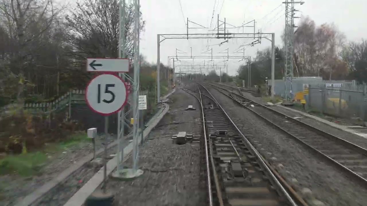 Class 350  Wolverhampton to Birmingham New Street Drivers Cab View