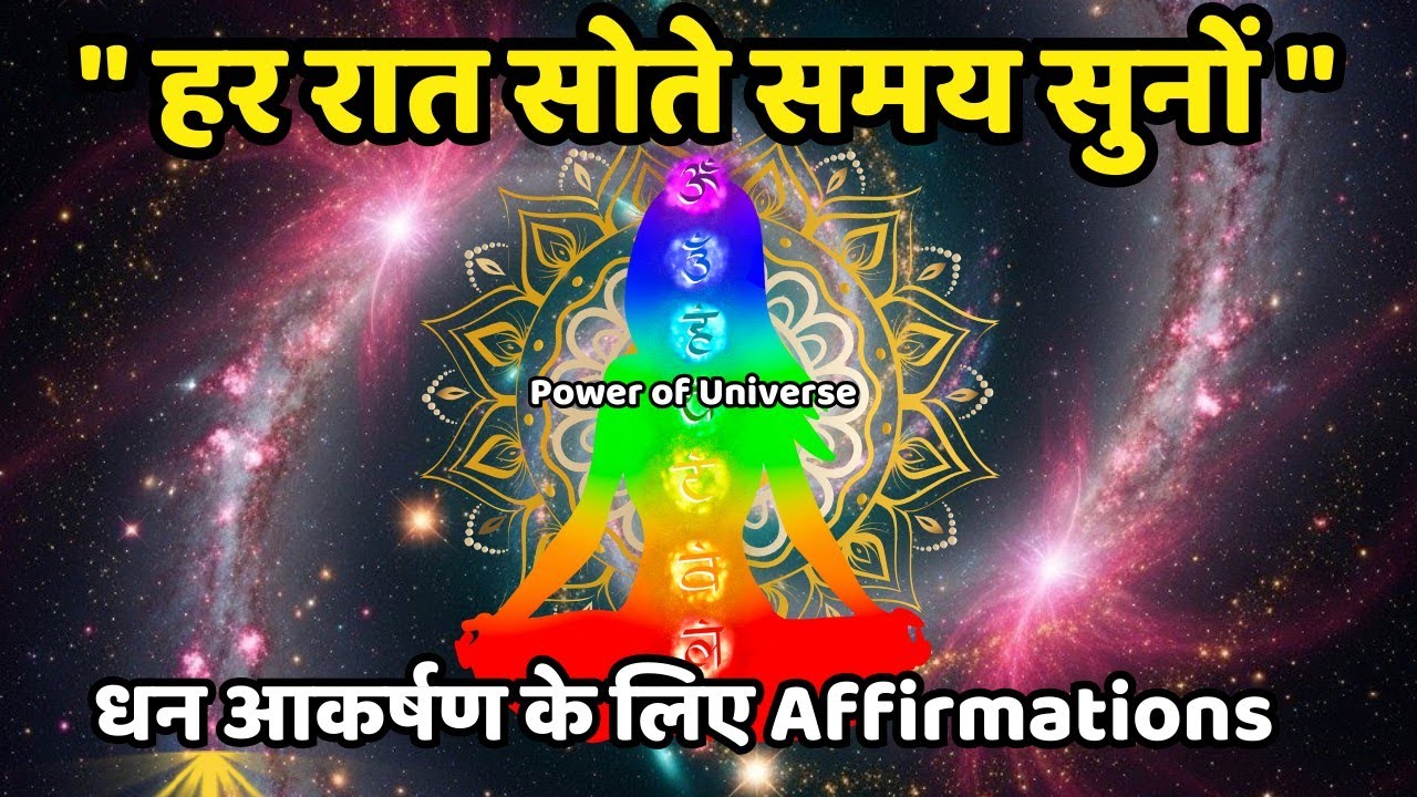 सोते समय सुनो –  धन आकर्षण affirmations 💰 | Sleep Affirmations for Money Attraction | Rich Mindset