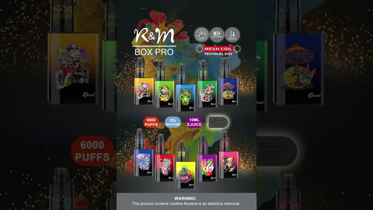 Vape E-cigarette new type R&M Box Pro