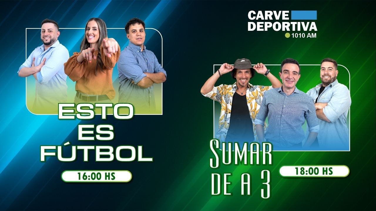 ESTO ES FÚTBOL / SUMAR DE A TRES | CARVE DEPORTIVA  1010 04/02/26