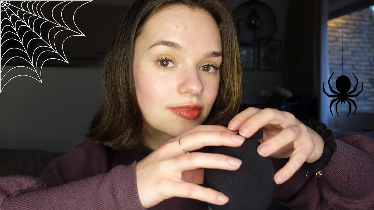 ASMR spiders crawling up your back 🕷️ X marks the spot