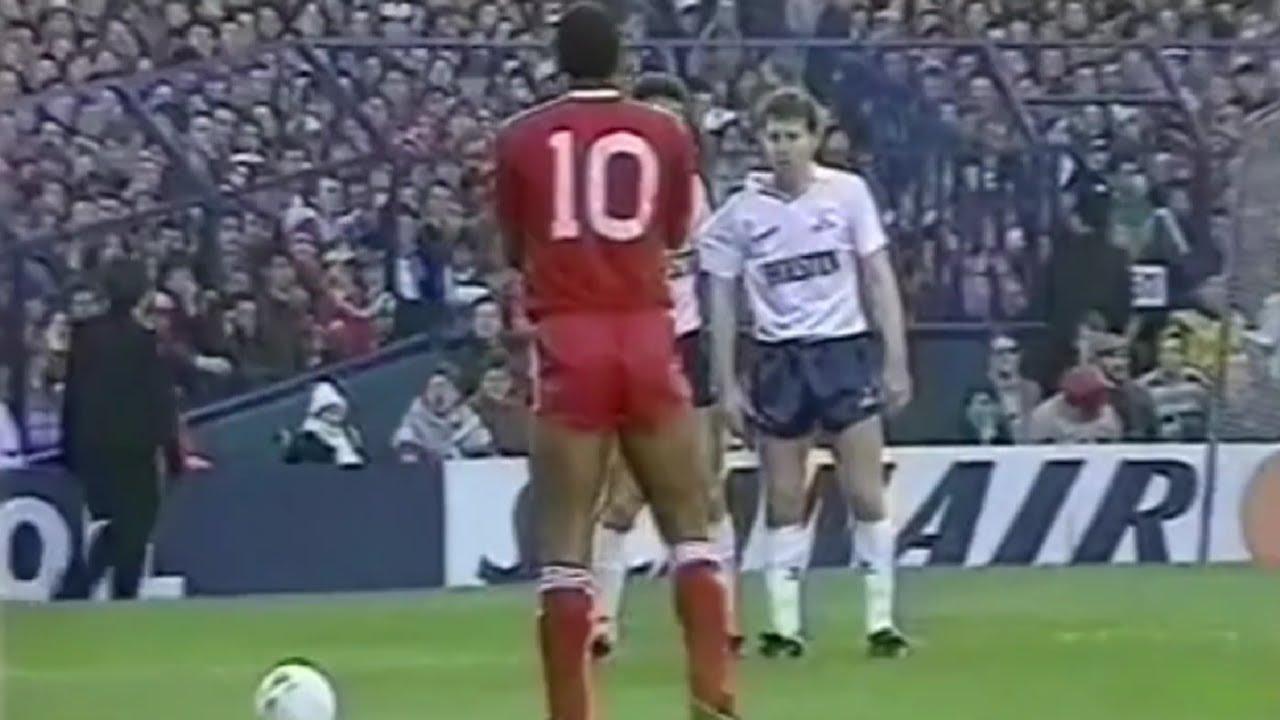John Barnes Masterclass vs Tottenham 1987/88 (A) | Liverpool's Greatest Football Artist
