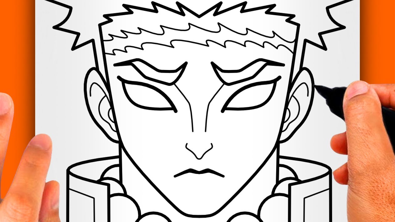 HOW TO DRAW GYOMEI (EASY GYOMEI DRAWING)