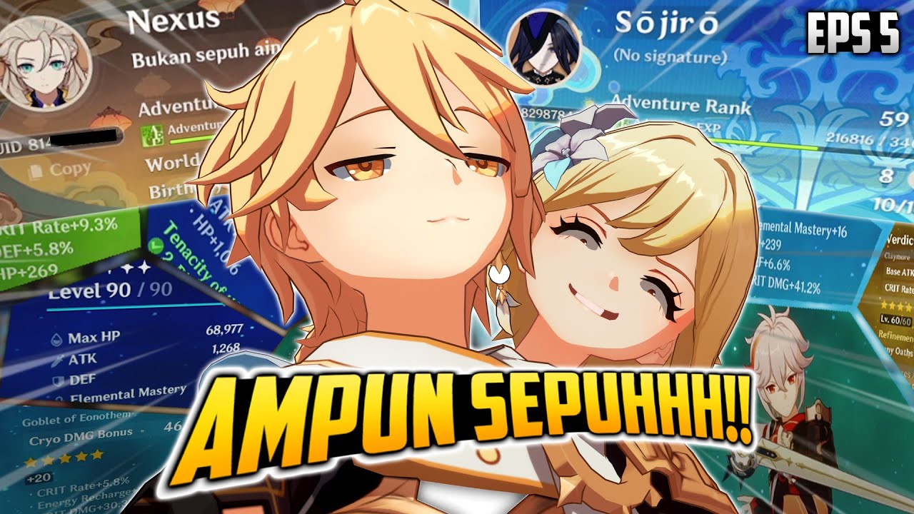 KOPLAK #5 - Koreksi Akun Para SEPUH yang BIKIN LENTURR !! - Genshin Impact Indonesia - Ditusi