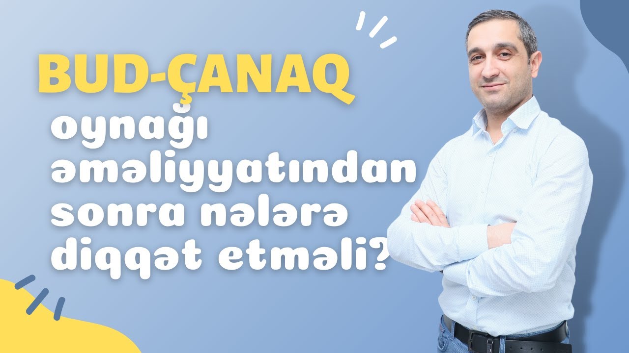 Bud-çanaq oynağı əməliyyatından sonra nələrə diqqət etməli?