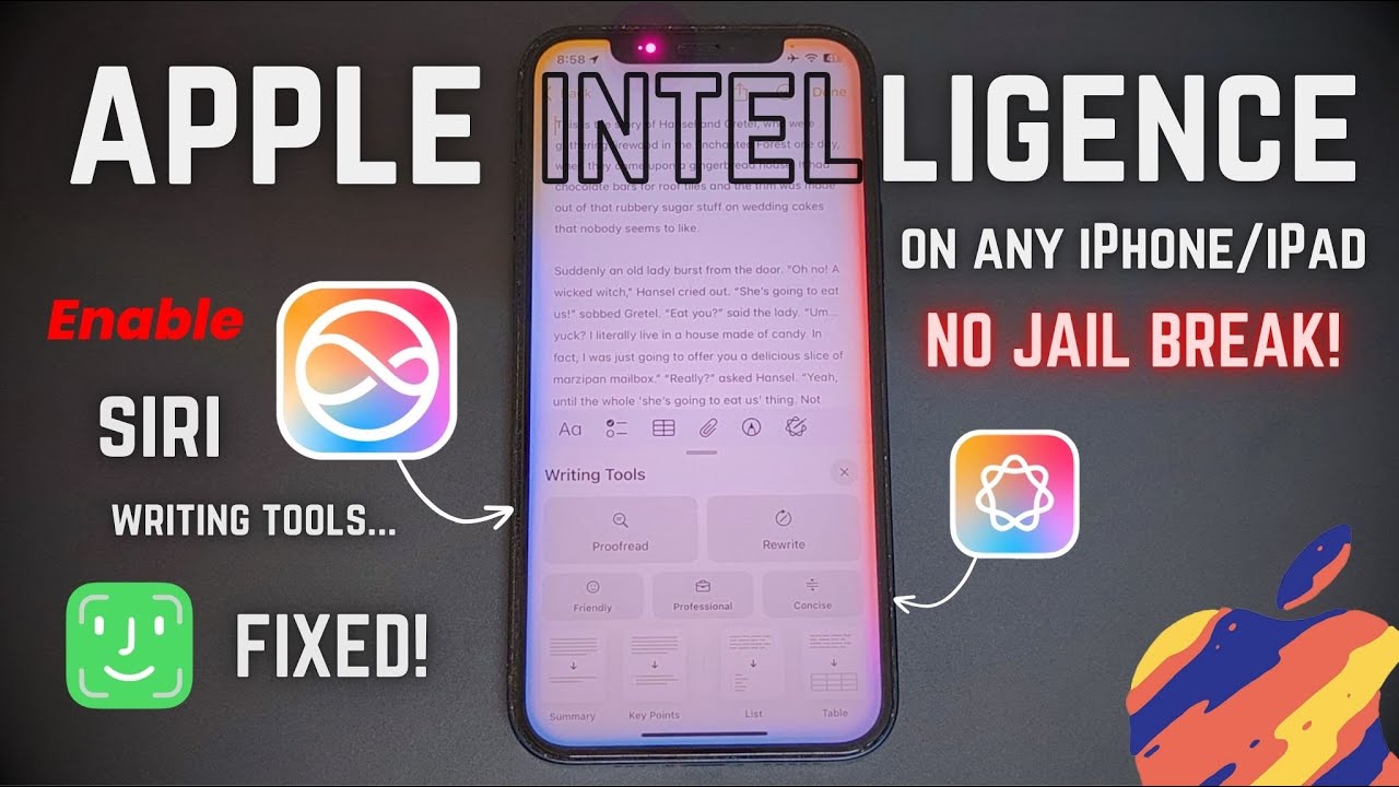 How to Install Apple Intelligence on Any Unsupported iPhone or iPad - No Jail Break
