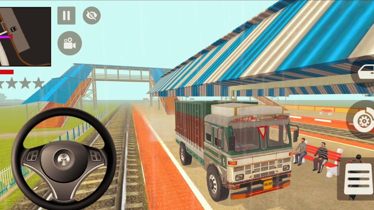🇮🇳 Indian Theft Aura Simulator 🤩Spider Man Purchase Helicopter Truck 🚛Railway Track par Truck omg