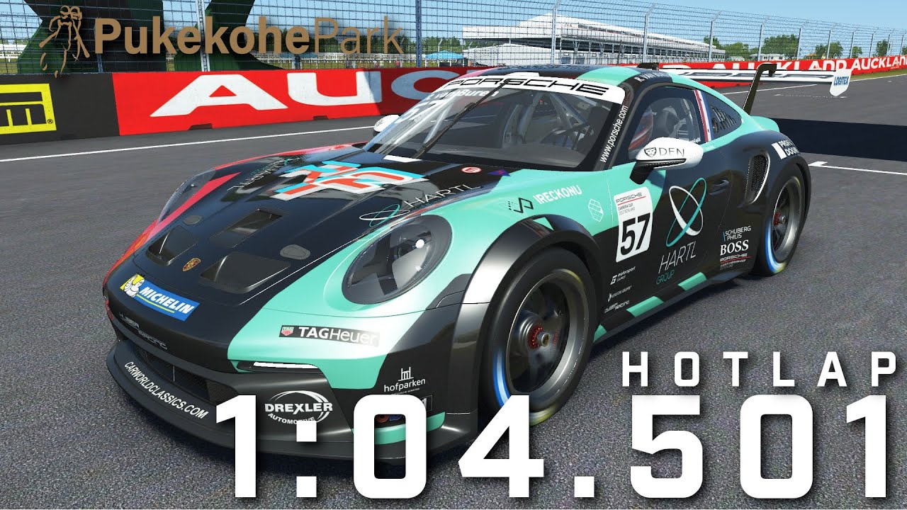 Hotlap Pukekohe Park Raceway Porsche 911 (992) 1:04.501