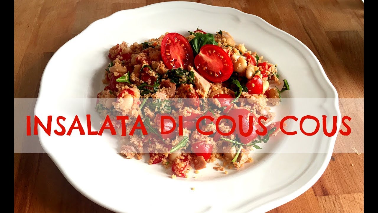 Insalata di Cou Cous #1 (Piatto unico sotto l'ombrellone) 2C+K