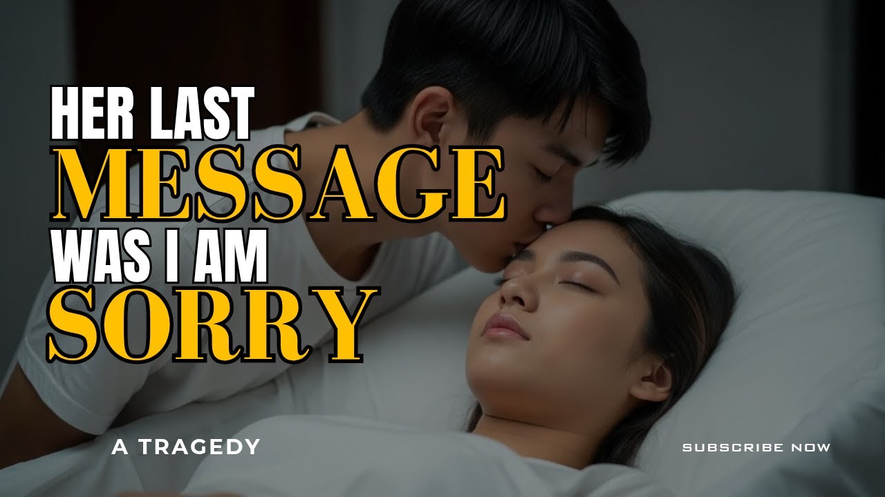 HER LAST MESSAGE WAS I AM SORRY,  A LOVE STORY THAT ENDED BEFORE IT  TRULY BEGAN
