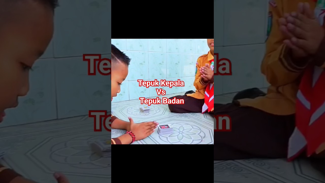 Kalian kira RAKA gak bisa?! Ya di habisssskan dong #tepukkartu #kartumainan #permainananak