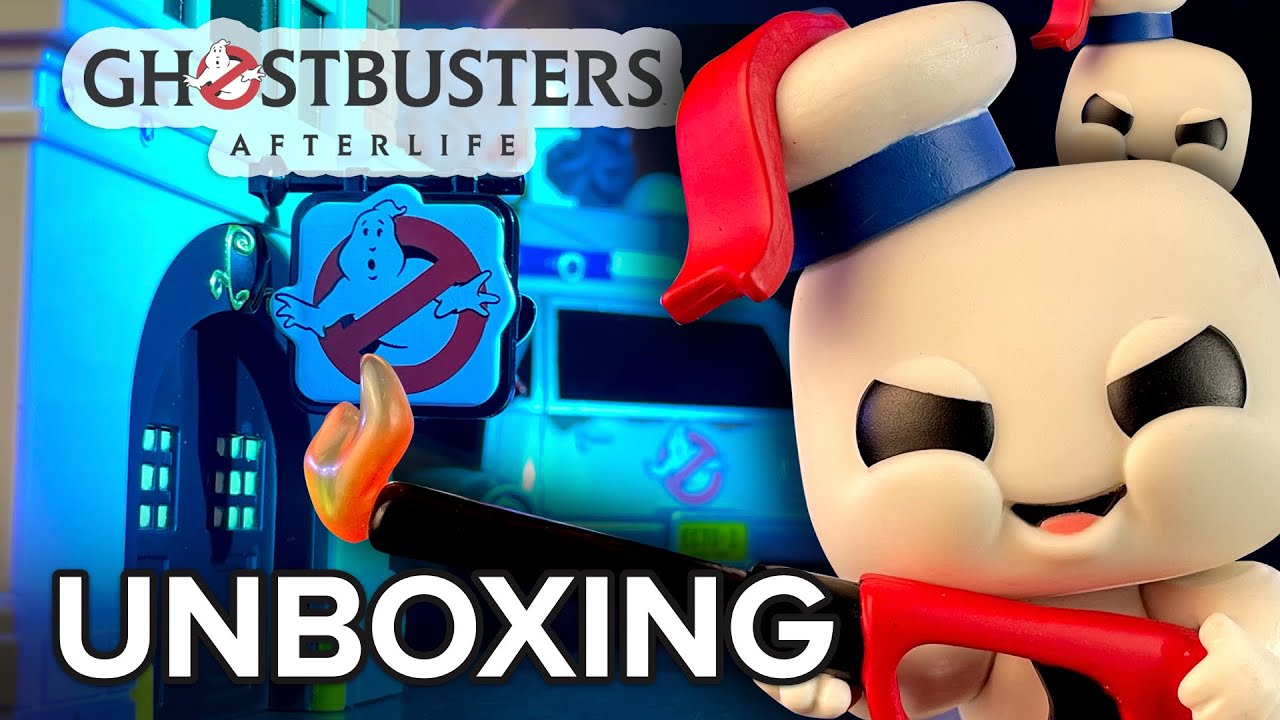 Ghostbusters Afterlife Funko Pop MIni Stay Puft Cute Marshmallows Man | Unbox & Review GITD Pop