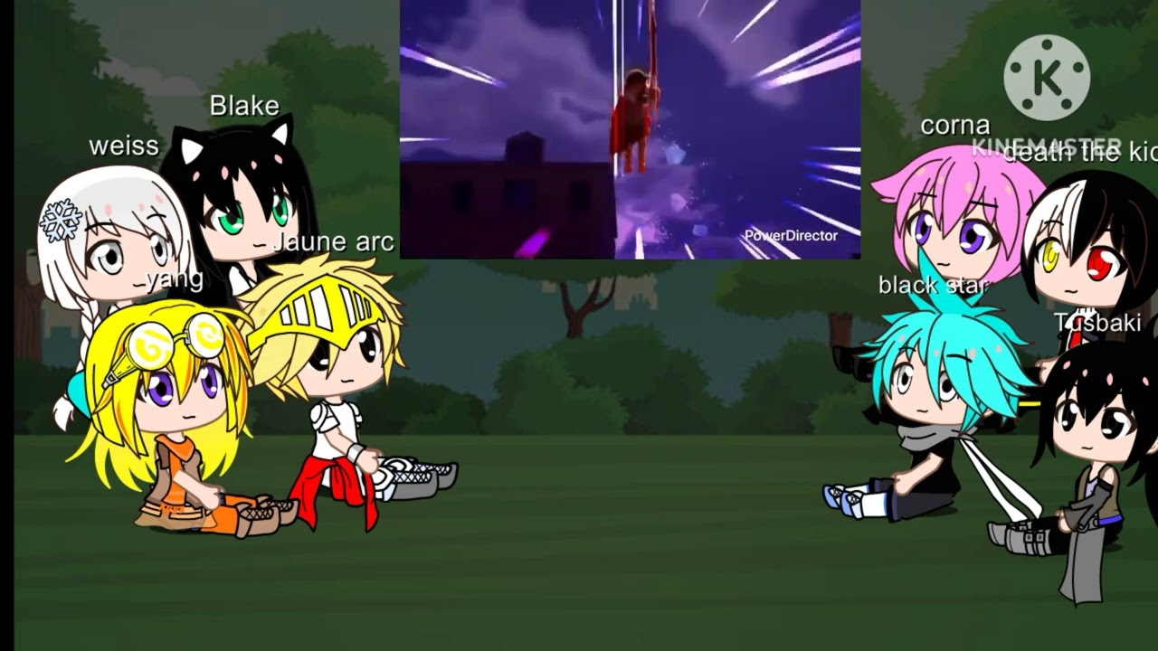 Rwby and soul eater reacts to death battle RWBY vs maka 